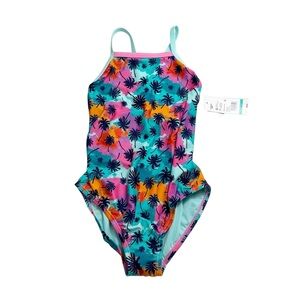 New! Speedo palm tree one piece swimsuit